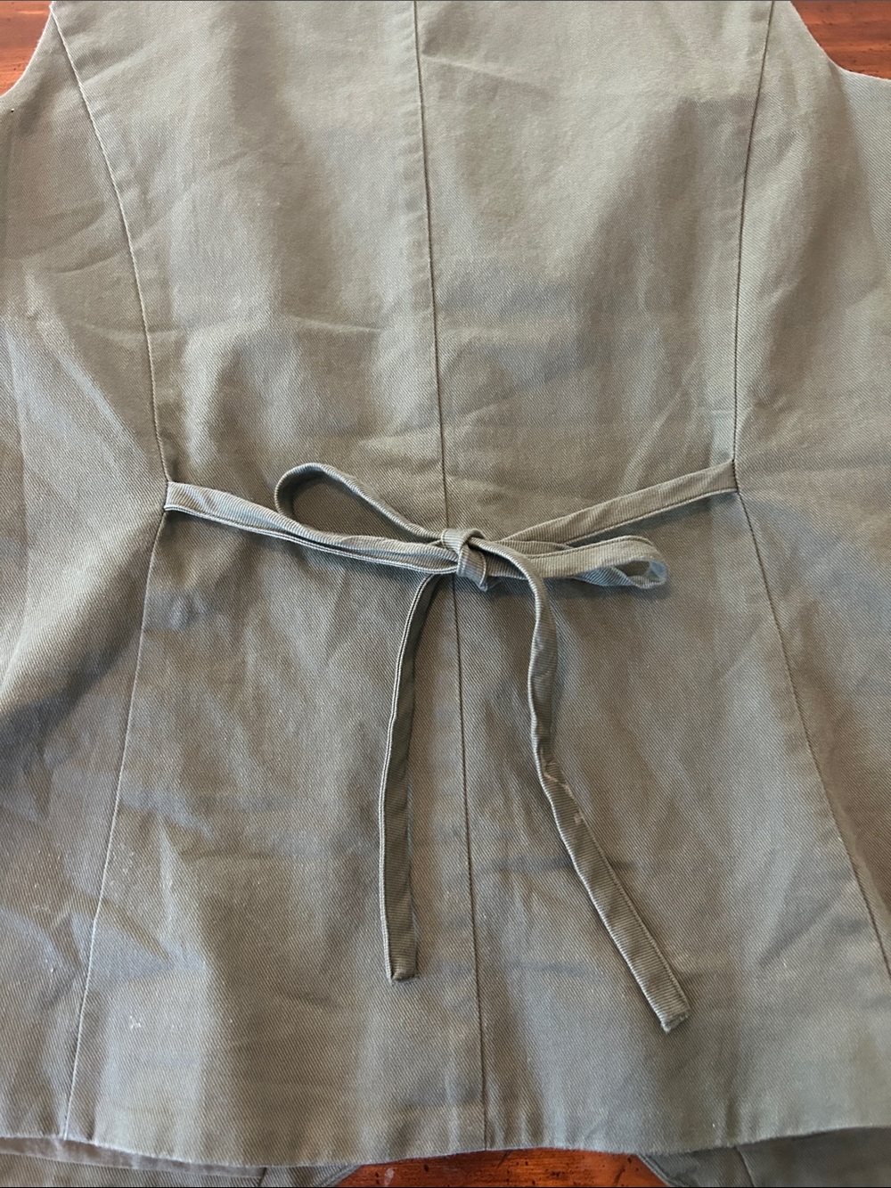 LOFT Olive Scoop Neck Button-Front Tank - Picture 6 of 6